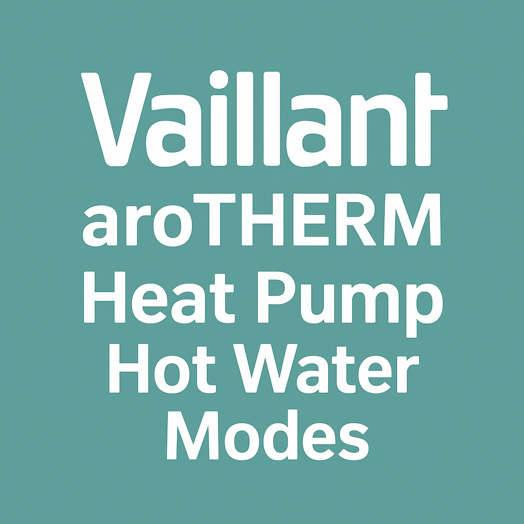 Arotherm Plus Hot Water Modes (Eco, Normal, Balance, Sweet Spot)